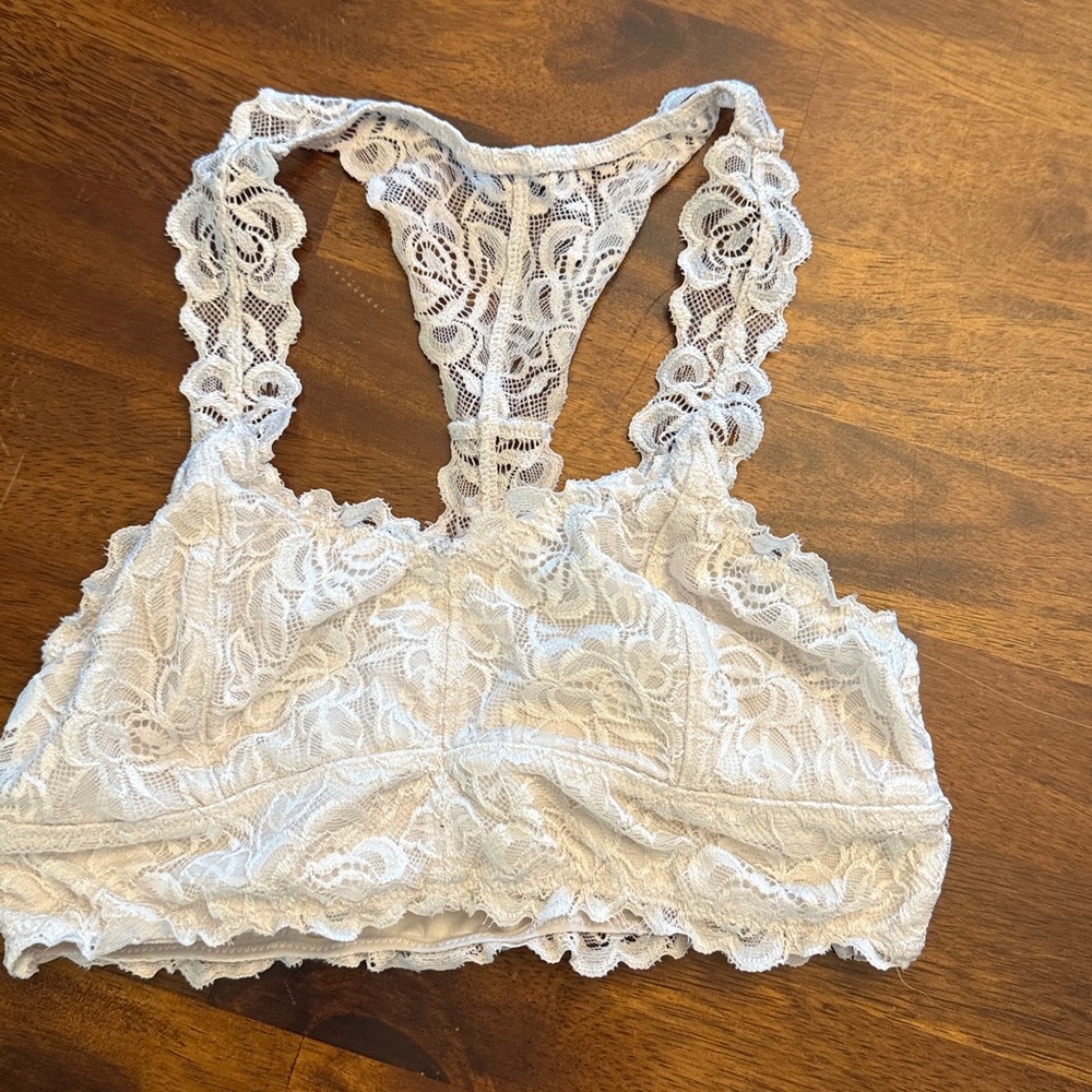 Tucker Lace Bralette in Cream